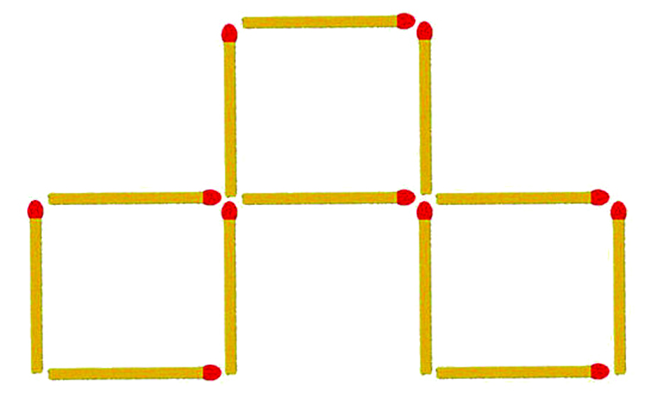 Из 5 квадратов сделать 4 квадрата. Квадрат из спичек. Квадрат из 4 спичек. Сложи фигуры из спичек. Головоломки из спичек.